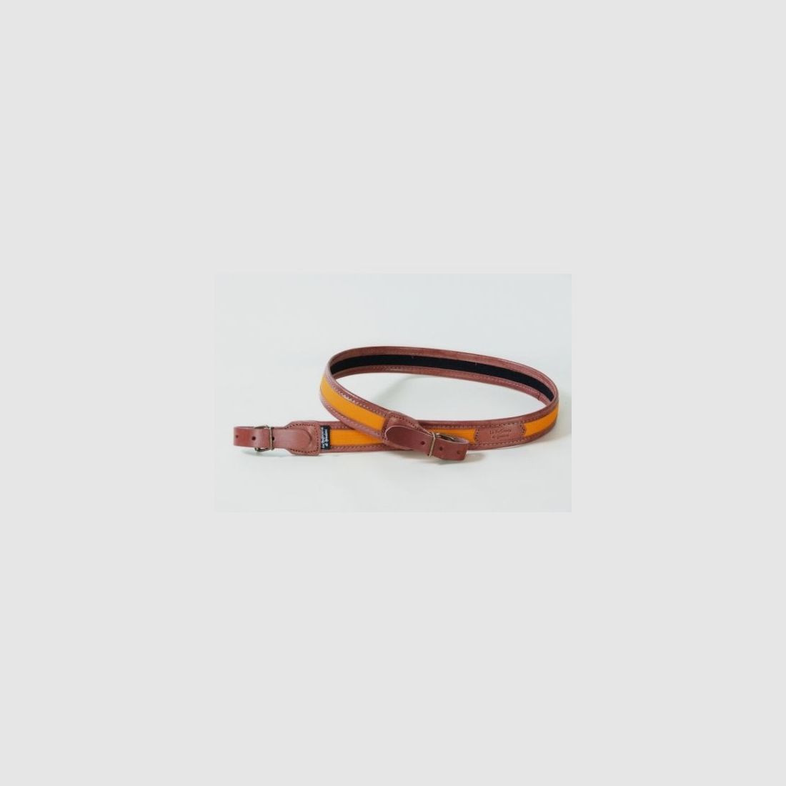 Correa de rifle cordura naranja y cuero Buffetteria Spadoni