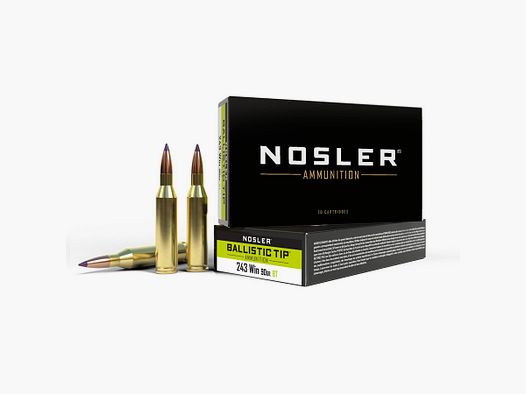 Nosler Ballistic Tip .243 Win – 90gr amunicja