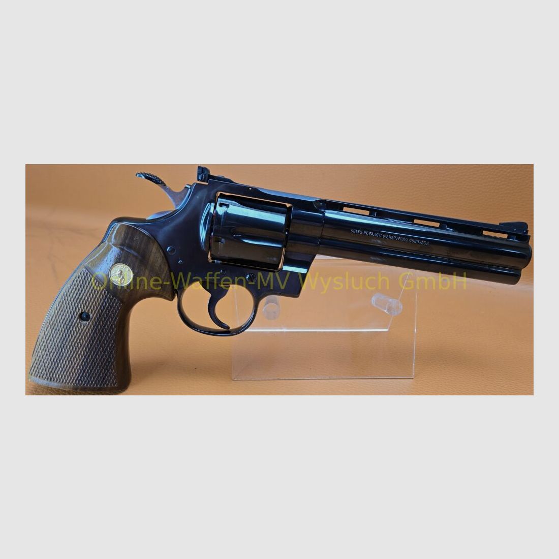 Colt Python 6″ in "Royal blue" Baujahr 1980