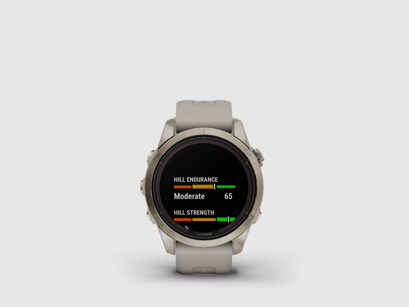 Garmin fēnix® 7S Pro – Sapphire Solar Edition, Beige/Softgold mit QuickFit®-Silikon-Armband 20 mm, Bild 12 von 12