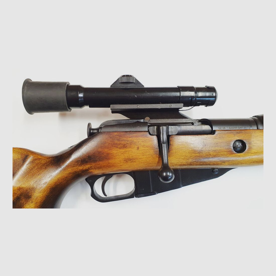 Tschechisches she Vz 54 Scharfschützengewehr 7,62x54R Repetierbüchse mit Zielfernrohr, Sammlerstück