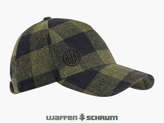 Beretta Cap Lodge Checkered Green Moss Check