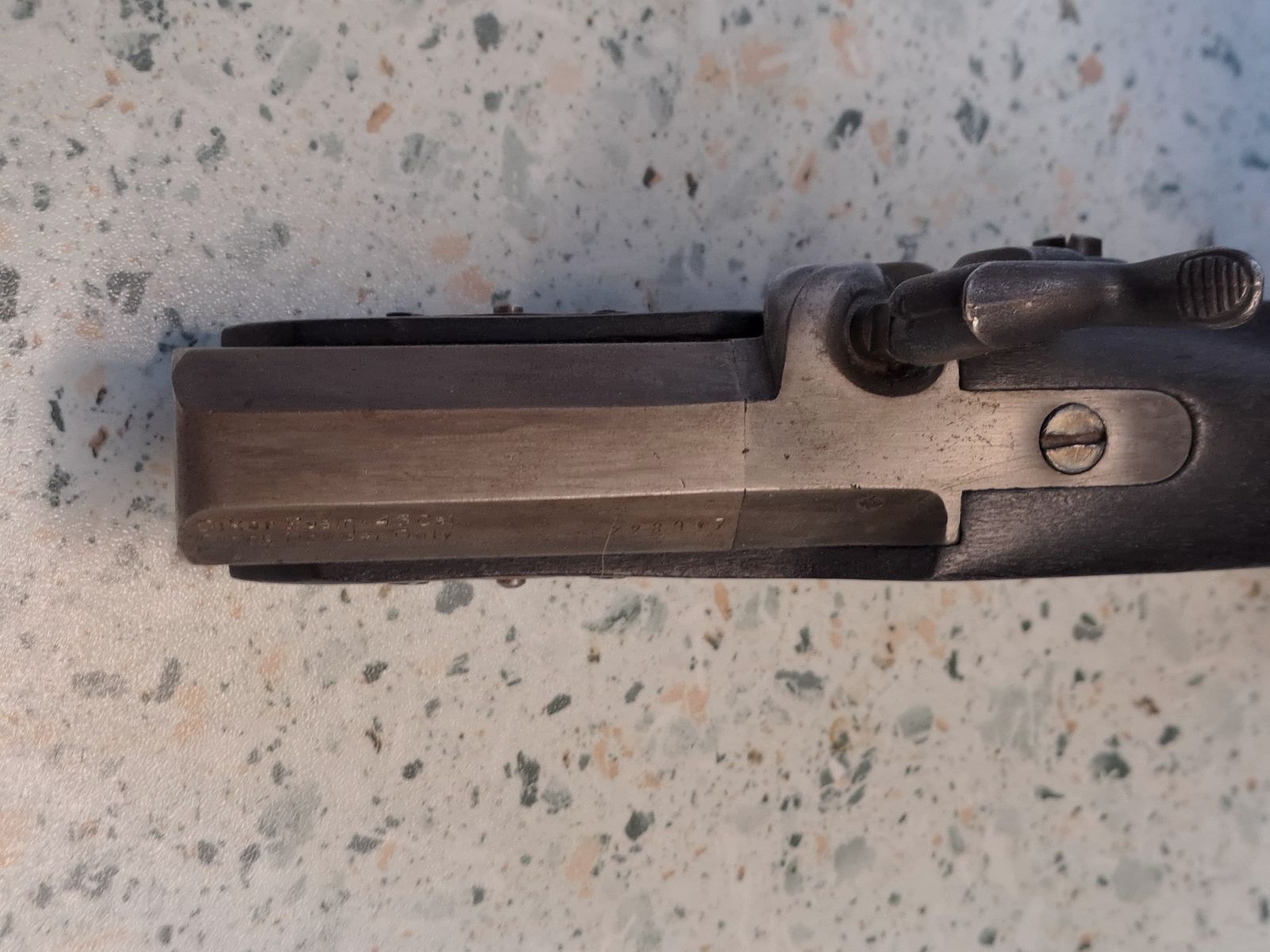 Philadelphia Derringer Dikar .45 including original proof certificate