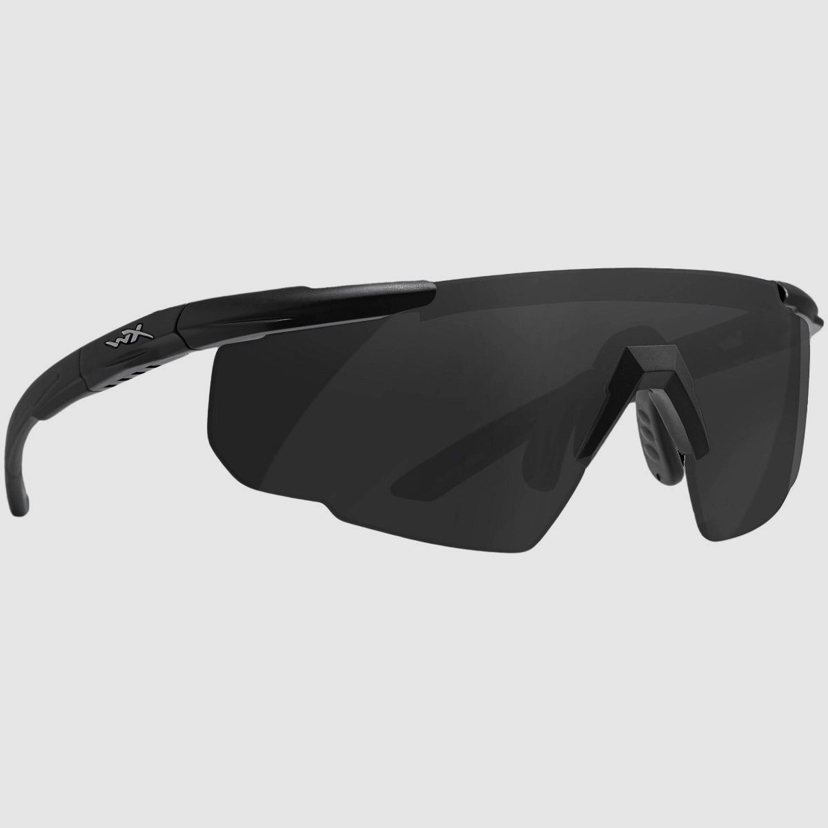 Wileyx – Gafas de protección SABER ADVANCED, lentes: Smoke/Clear, montura: Matte Black – 317, imagen 3 de 7