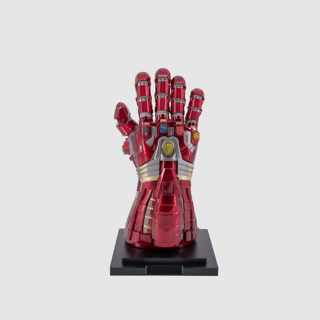 Rękawica Iron Man z metalu z światłem