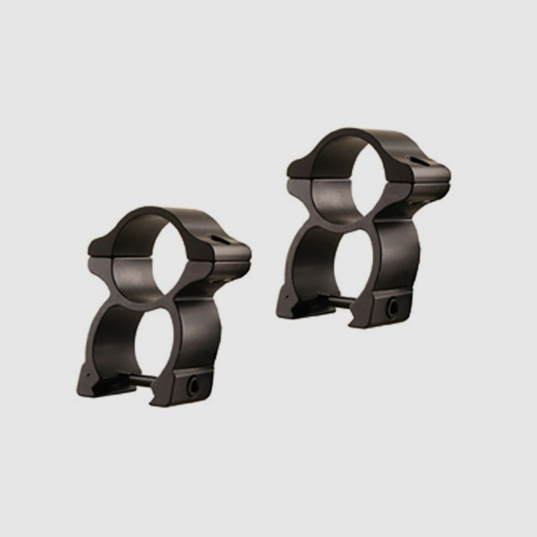 Leupold Rifleman anneaux détachables 25,4 mm hauts transparents noir mat