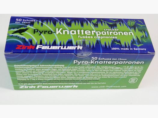 ZINK Pyro- Knatterpatronen Kal. 15mm