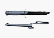 Glock Feldmesser FM 81 grau – Militärisches Mehrzweckmesser