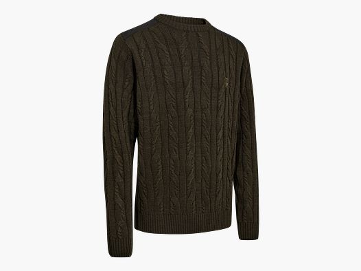 Randall knitted pullover with round neck - Art Green - Size: L