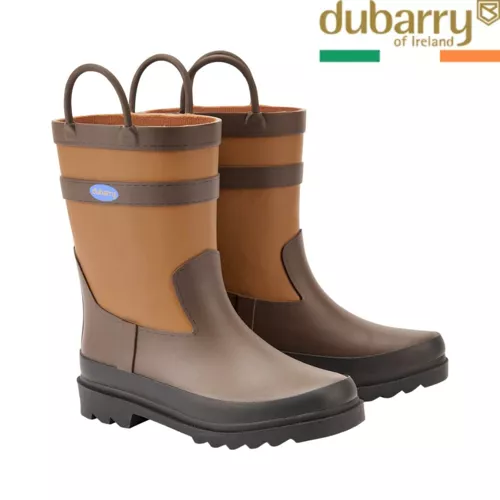 Bottes splash marron enfant dubarry