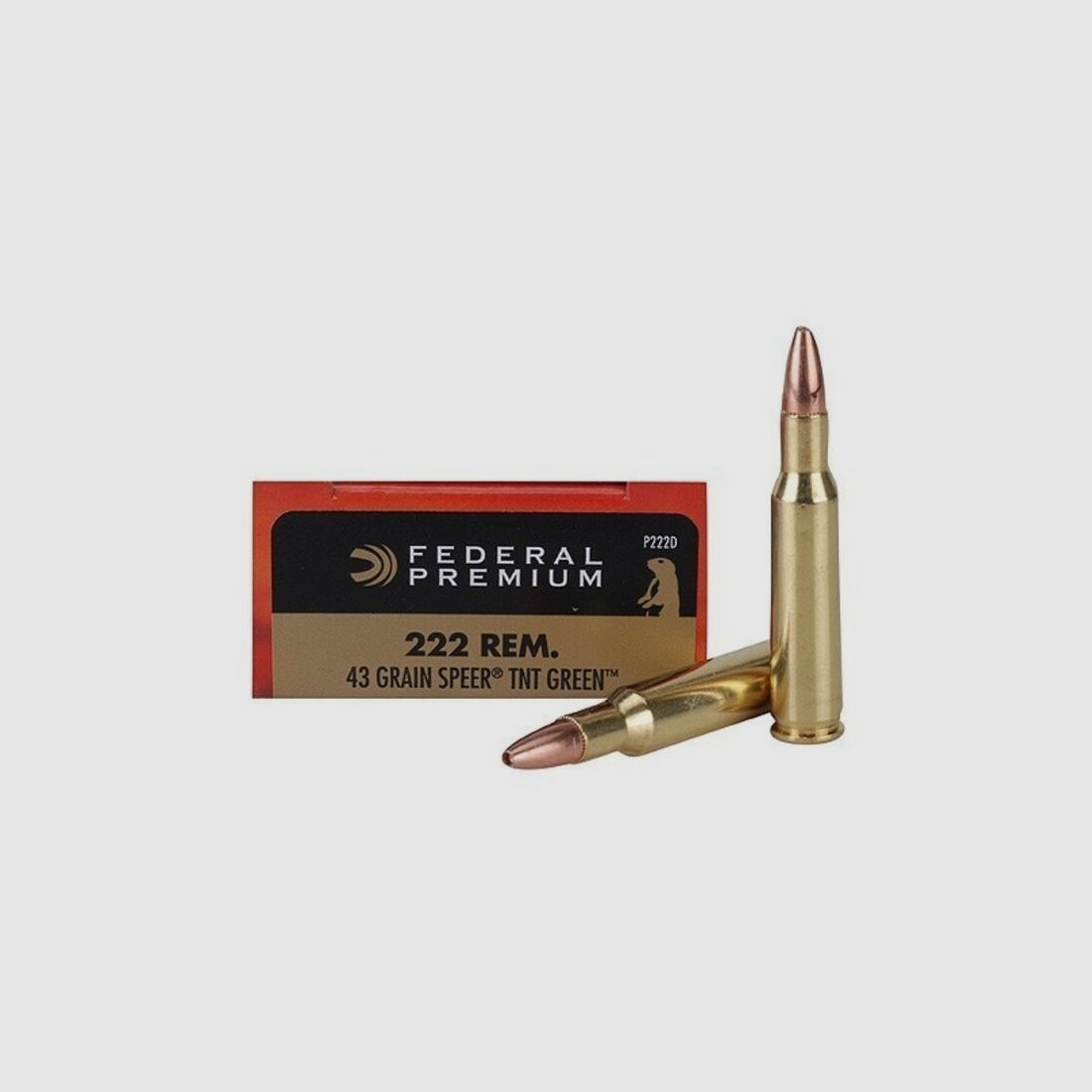 Federal Premium Varmint & Predator Speer TNT Green .222 Rem. 43GR 20 Patronen