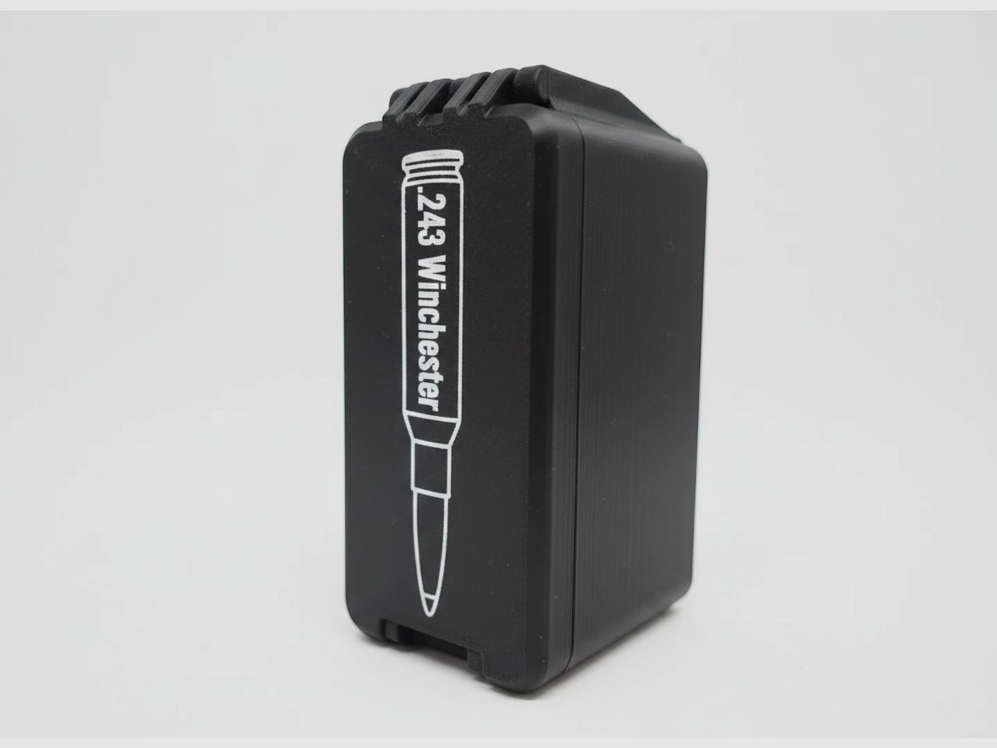 Filamelt Munitionsbox / 243 Winchester / 'Klapp- / Rastdeckel' / Patronenbox, Ammo Box
