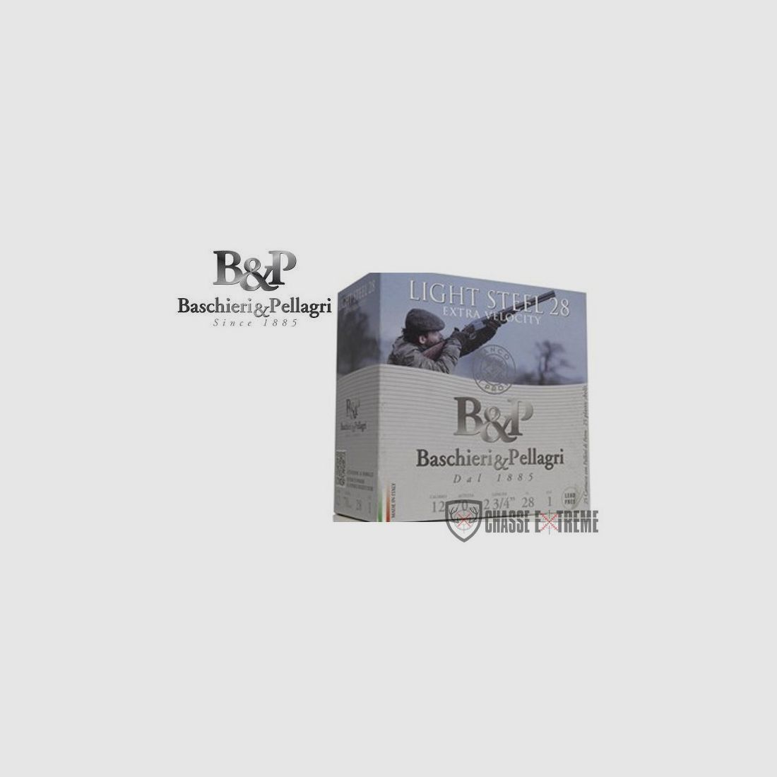 25 Patronen B&P Light Steel Hv 28 Gr Kal. 12/70