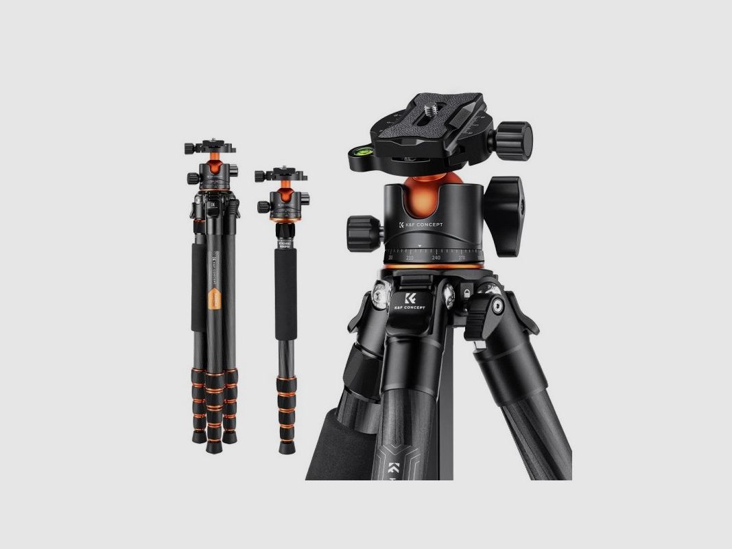 K&F TREPPIEDE IN CARBONIO A255C2, immagine 1 di 2