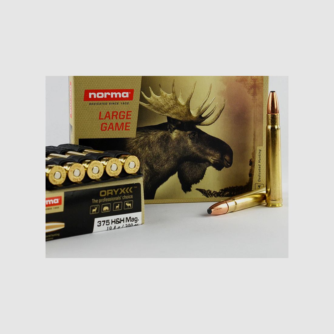 NORMA .375 H&H Magnum, ORYX 300 grs 1 pack (20 shots at €7.65 each)