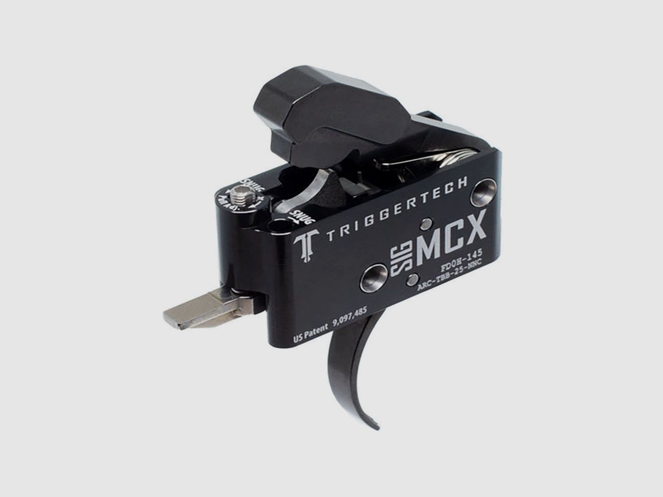 TRIGGERTECH MCX – Schwarze anpassbare gebogene Abzug, Bild 2 von 4