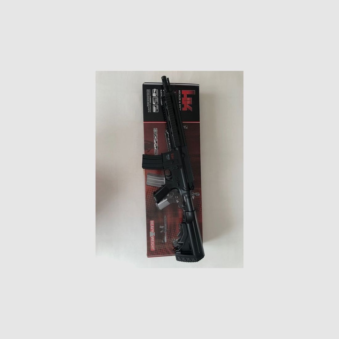 Heckler & Koch HK416C karabin softair 6mm automatyczny w pełni, w tym 2 x akumulator + oryginalne opakowanie + kulki 6mm