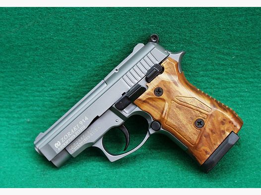 Zoraki Schreckschuss Pistole - Zoraki 914, titan/holzoptik
