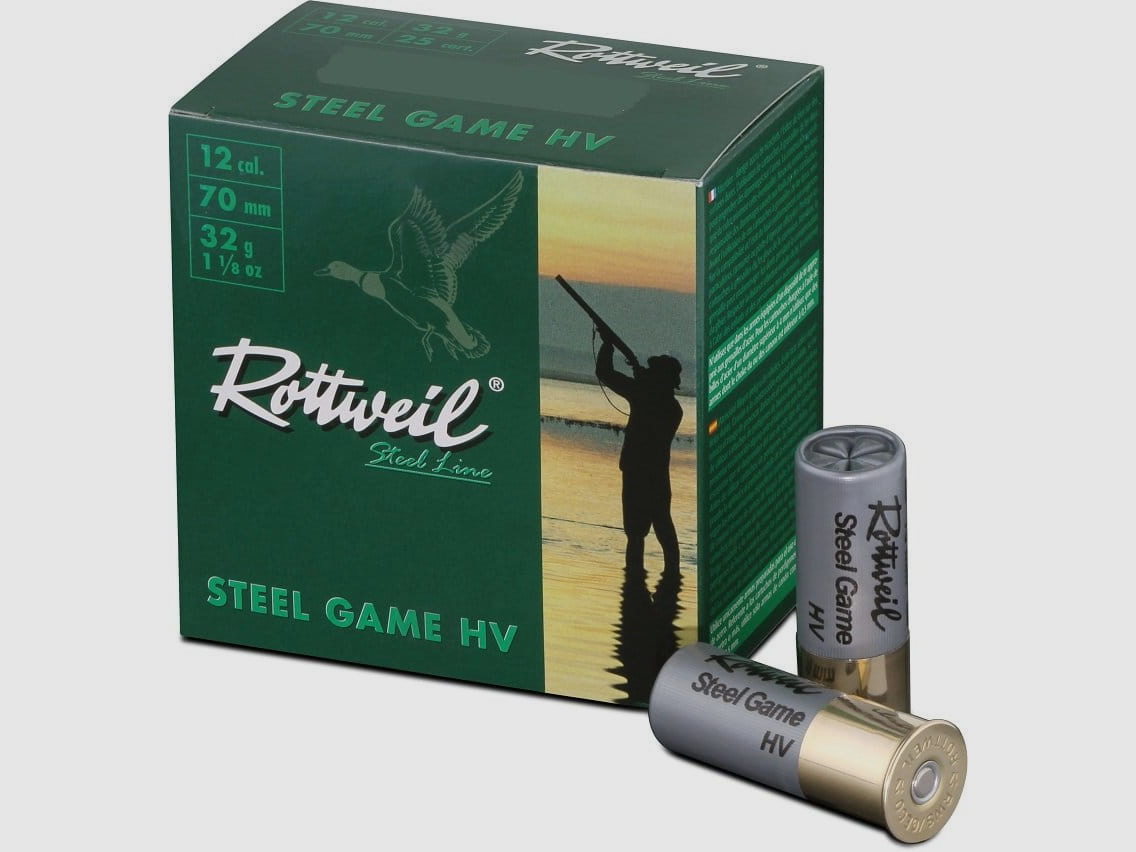 Rottweil Steel Game HV 12/70 3.25 mm - 25 pcs.