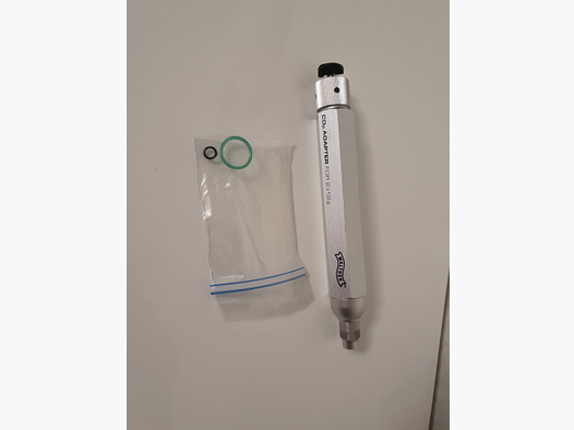 Adapter CO² na 2x 12g od WALTHER z wymiennym uszczelnieniem