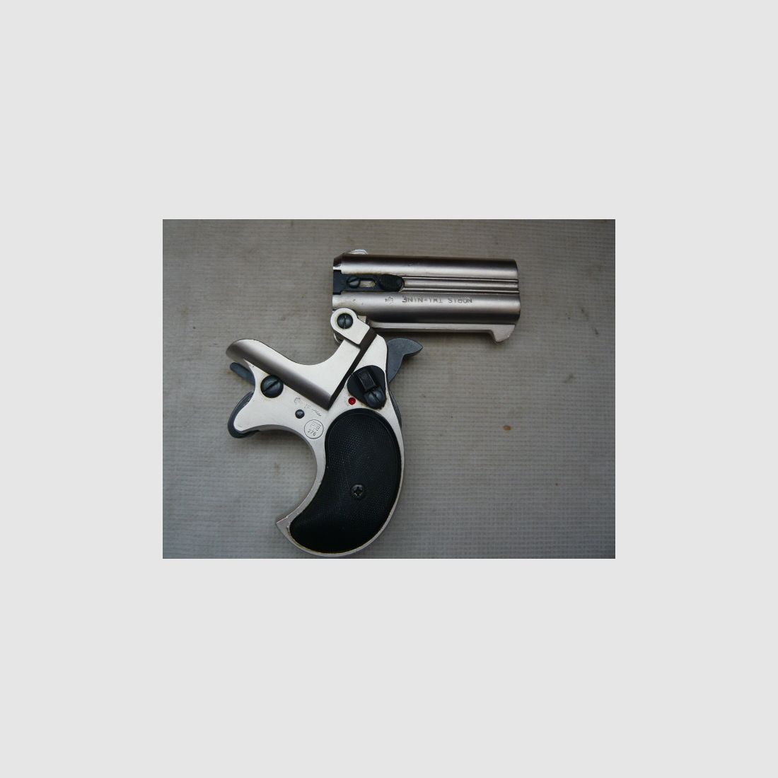 Derringer NORIS Twinny verchroomd met geschroefd loop PTB276
