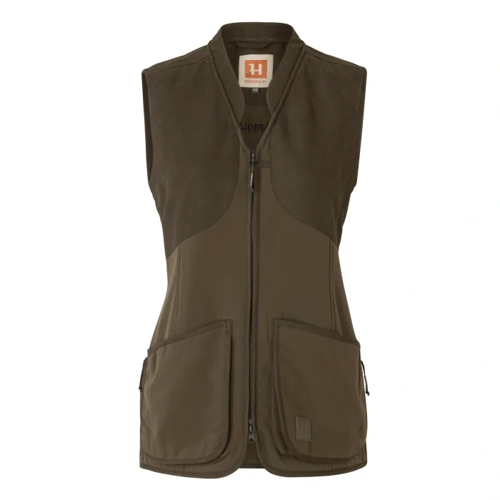 Kamizelka damska Harkila Skye shooting W - Willow green/Shadow brown (117450022)