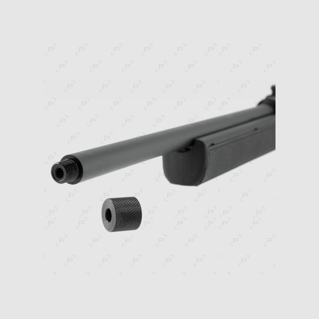 Repetierbüchse HAMMERLI FORCE B1 ALLWEATHER BLACK, kaliber .22 LR, 1/2x28 UNF gewikkeld, afbeelding 9 van 11