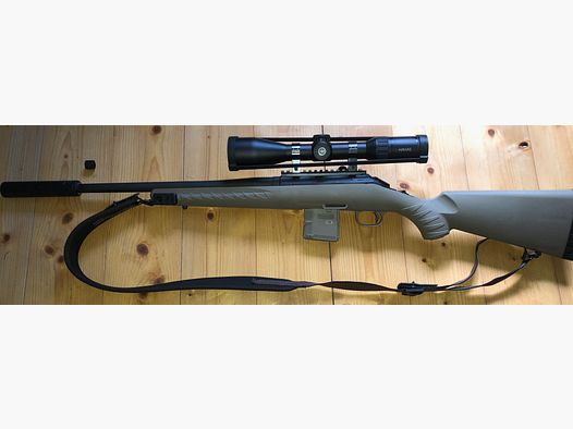 Ruger American Ranch 5.56 .223 z a-tec ar30-4 i Steiner Ranger 4 3-12x56 abs.60 bel.