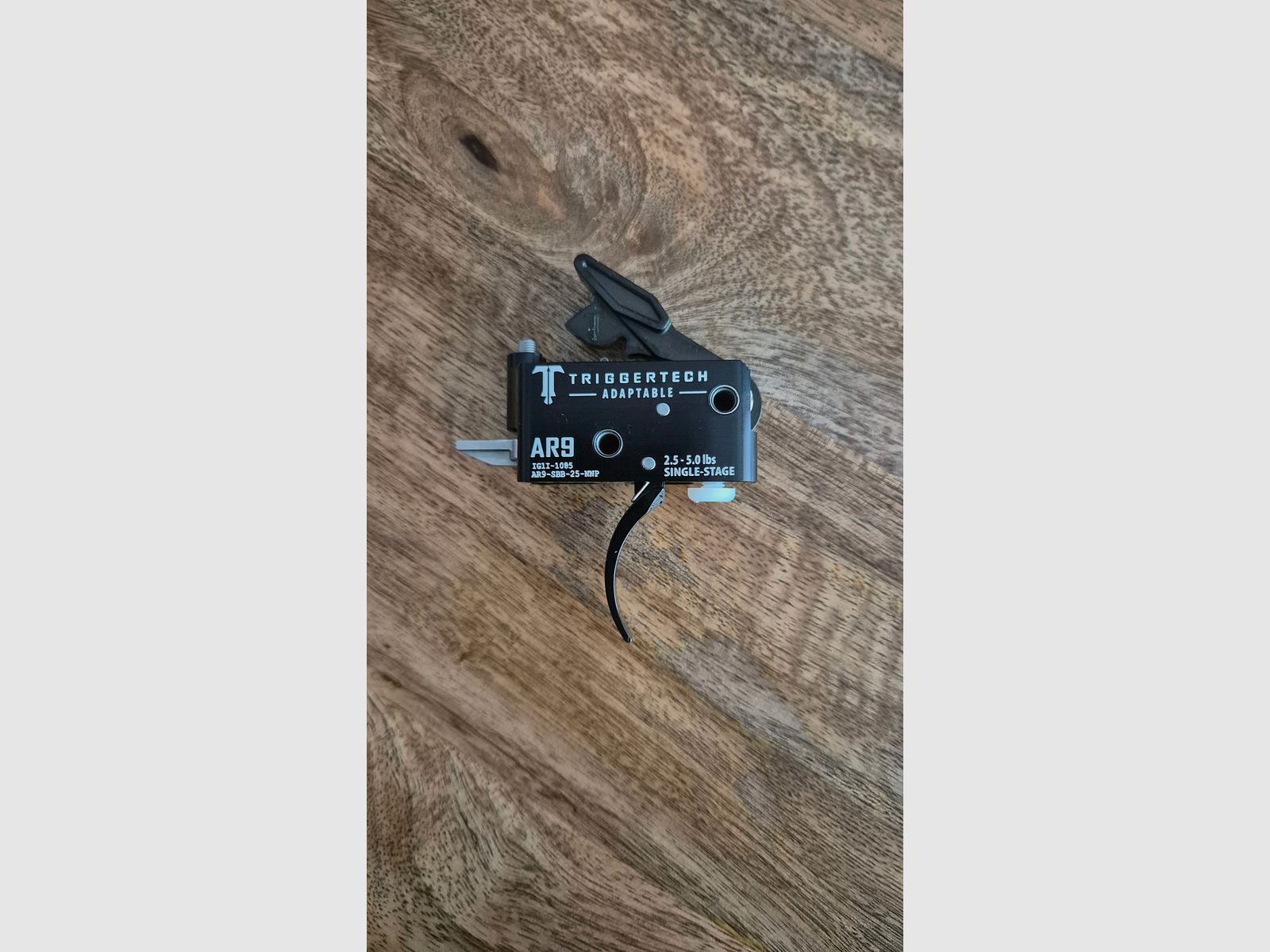 Triggertech AR9 - Single-Stage Black Adaptable Pro Curved