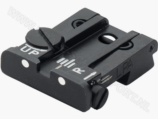 LPA Sights Adjustable Rear Sight LPA TPU Twin Dot — TPU92BE30