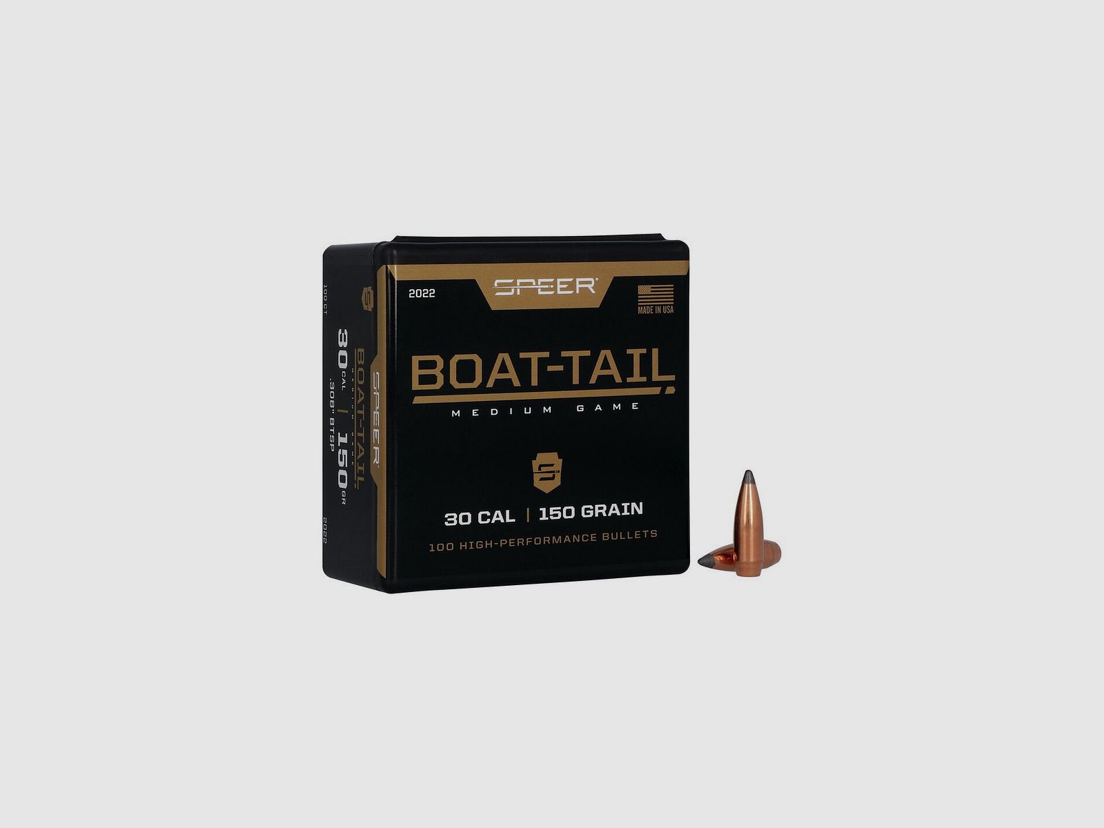 Projectiles SPEER Boat-Tail – .308″ – 150 grains