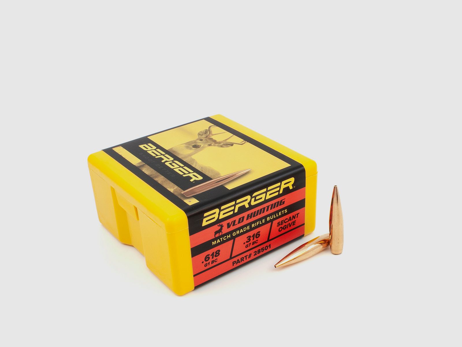 Berger Geschoss 7mm/.284 VLD Hunting 168GR 100 Stück