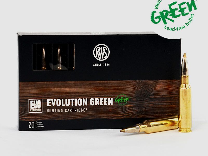 RWS 6,5 Creedmoor, EVO GREEN 93 grs 1 Packung (20 Schuss á 4,39 €*)