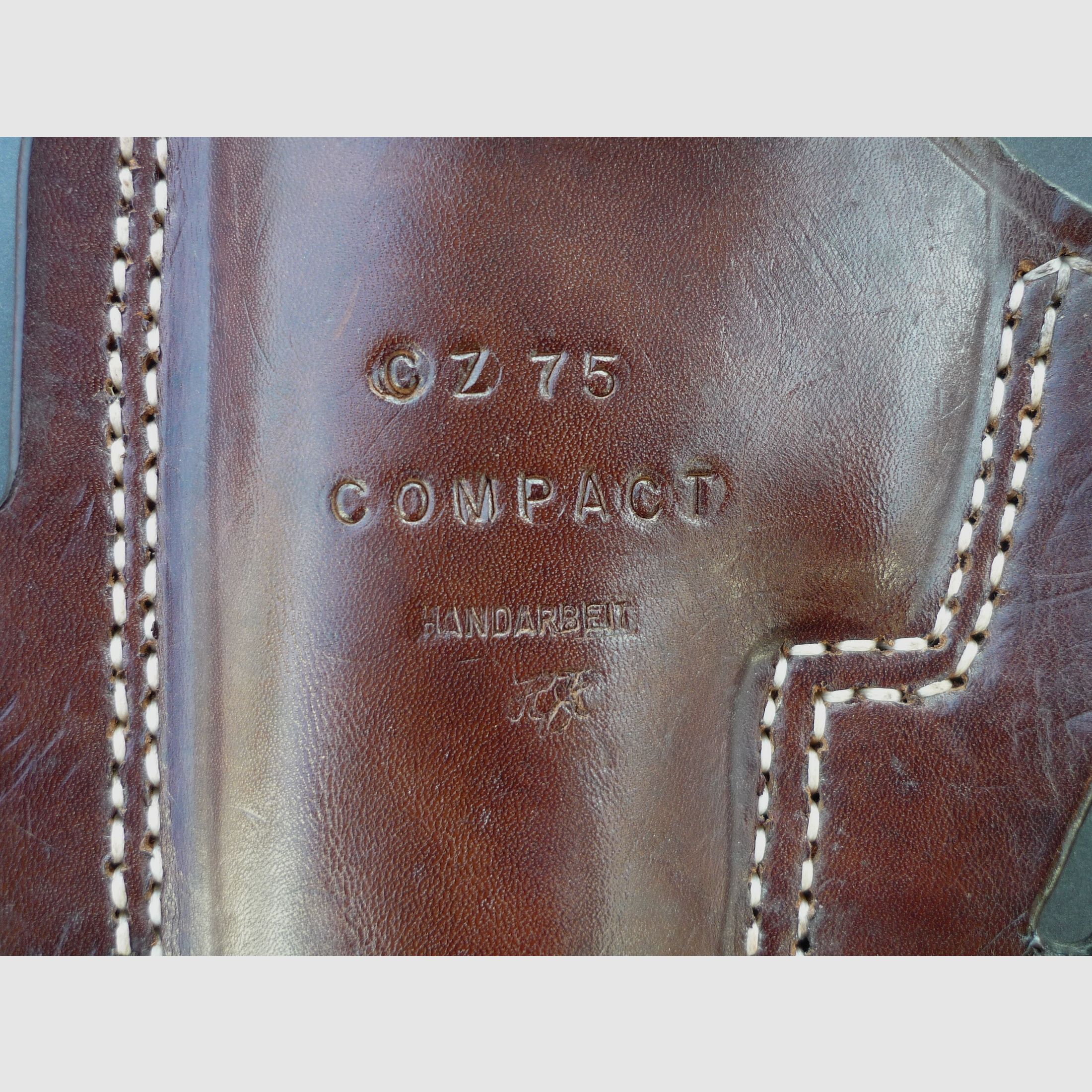 HKDesign Holster Art. Nr. 015 , Security Pancake Holster für CZ75 Compact - Rechtshänder 