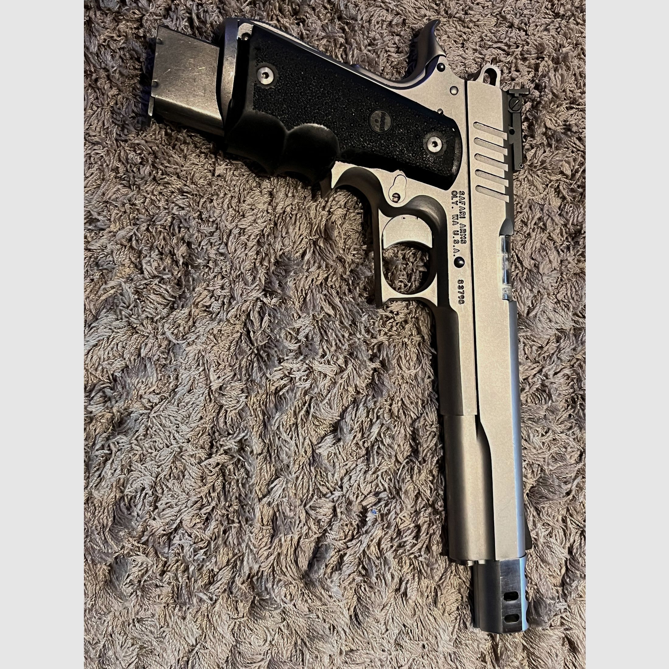Safari Arms Matchmaster pistol with interchangeable system