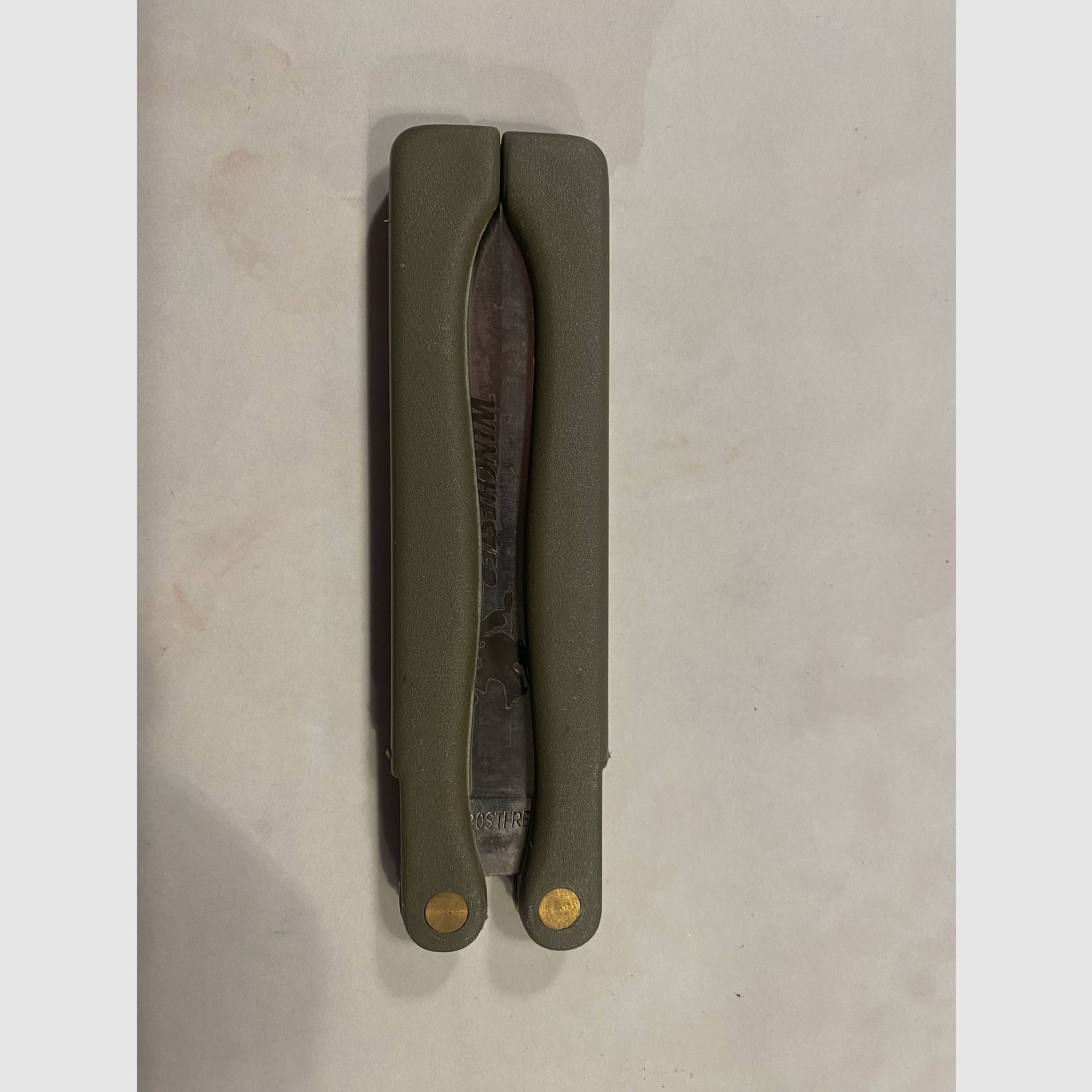 Winchester coltello a farfalla (Balisong) – inox – Vintage