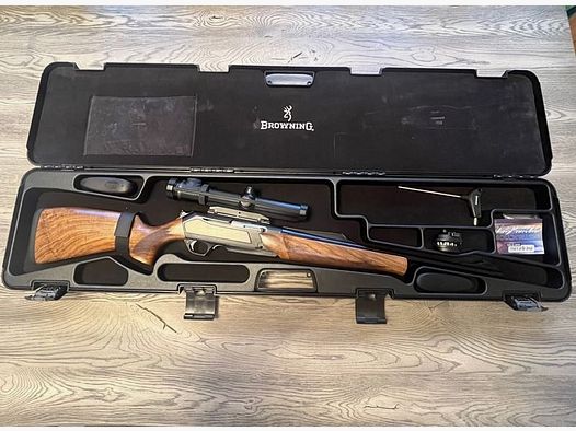 halbautomatische Büchse Browning Bar Zenith Wood HC Kaliber .30-06 mit Zeiss Victory V8 M 1,1-8x30