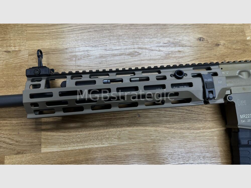 Original H&K M-LOK Handschutz klemmbar - Heckler & Koch MR223 A3 16,5" Lauf halbautom. Büchse .223Rem - zivile Version HK416 / G95K / G38 / mit Upgrades
