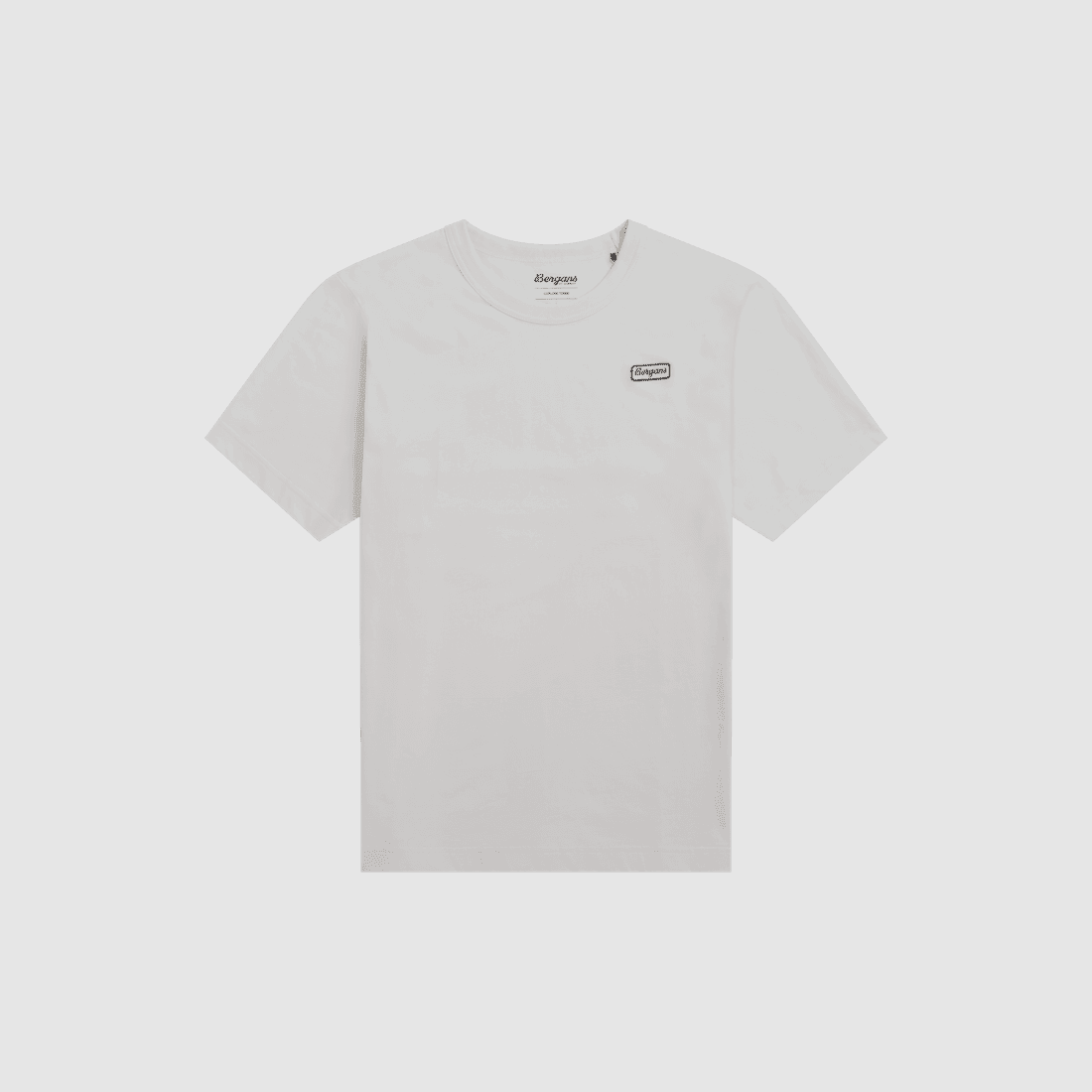 Bergans Logo Katoenen T-shirt Heren Arctic White M