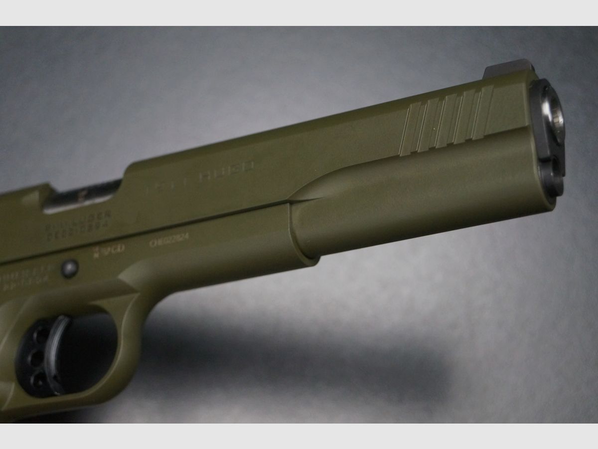 Schmeisser Hugo 1911 OD Green 9mm 6", image 3 of 10