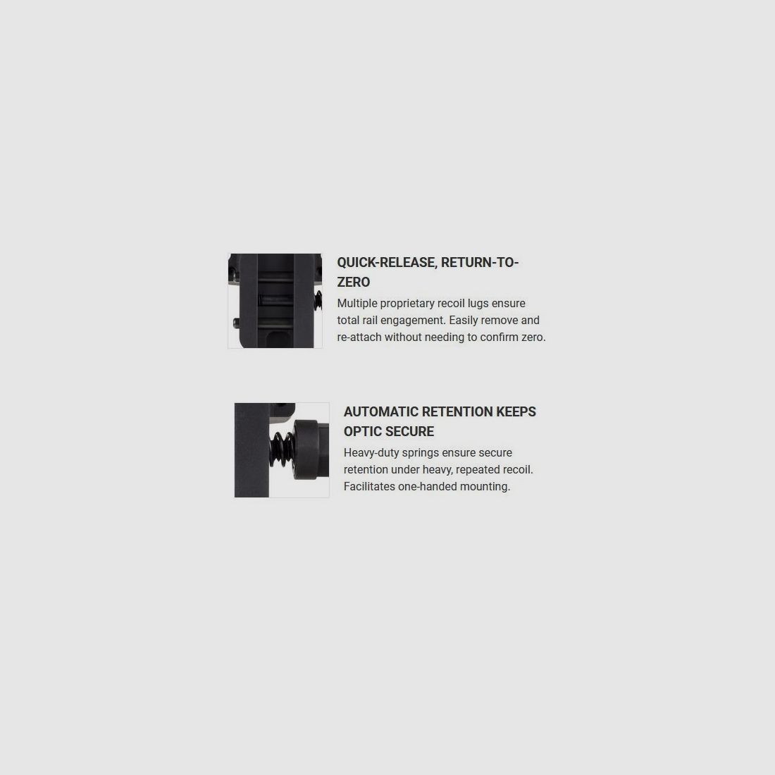 MRO Quick Mount Q-Loc Lower 1/3, immagine 5 di 5
