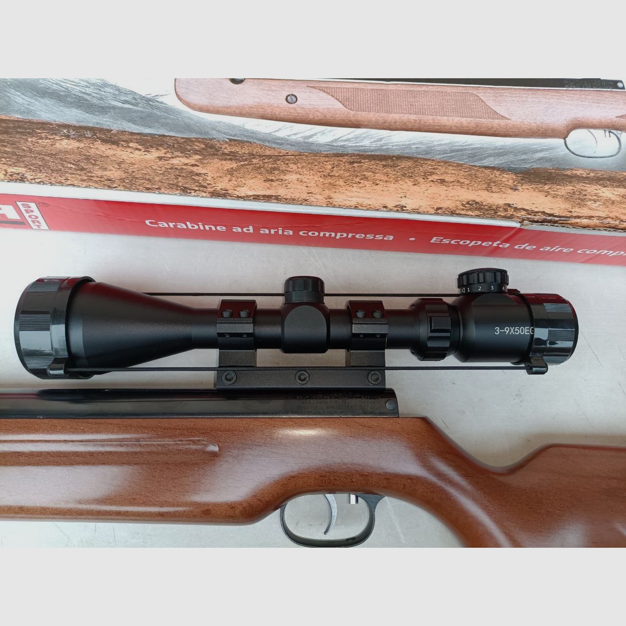 Luftgewehr Weihrauch HW 35 K Schalldämpfer Fernrohr Exportfeder