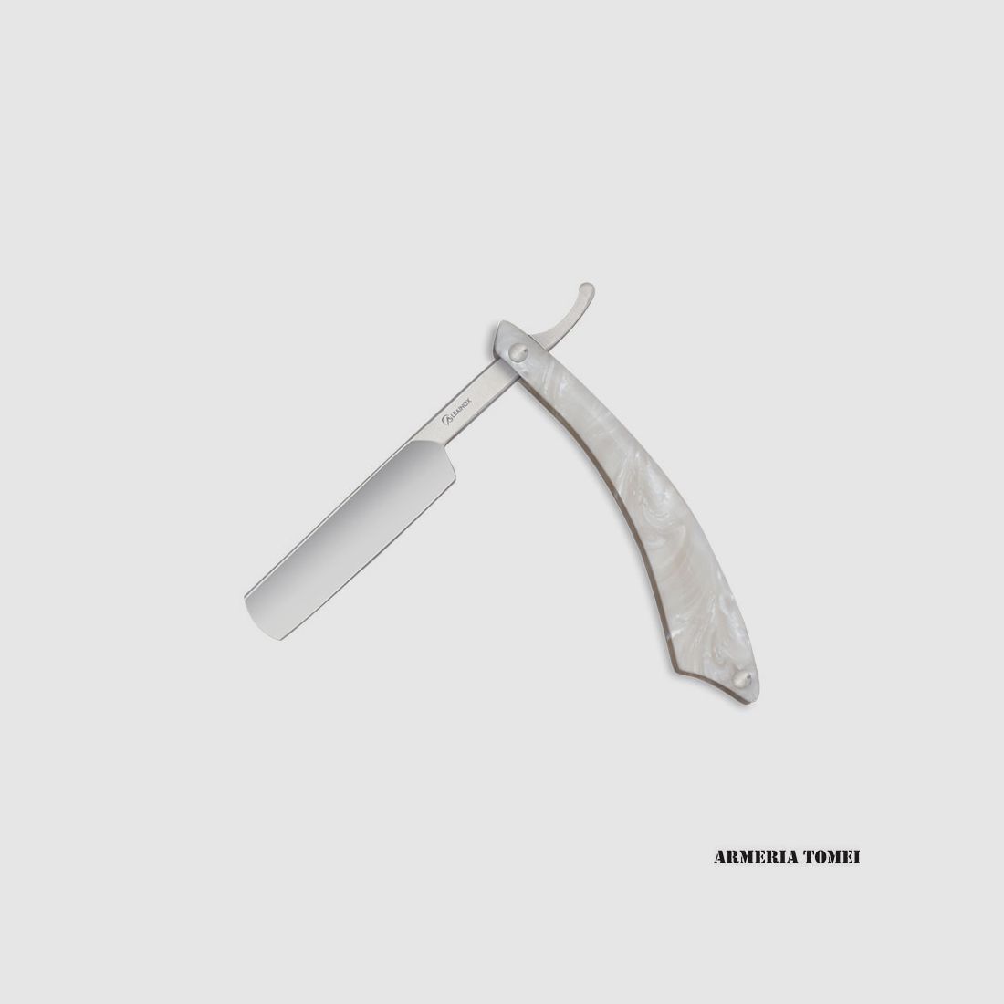 ALBAINOX – COUTEAU RASOIR SIMILAIRE À LA NACRE BLANCHE