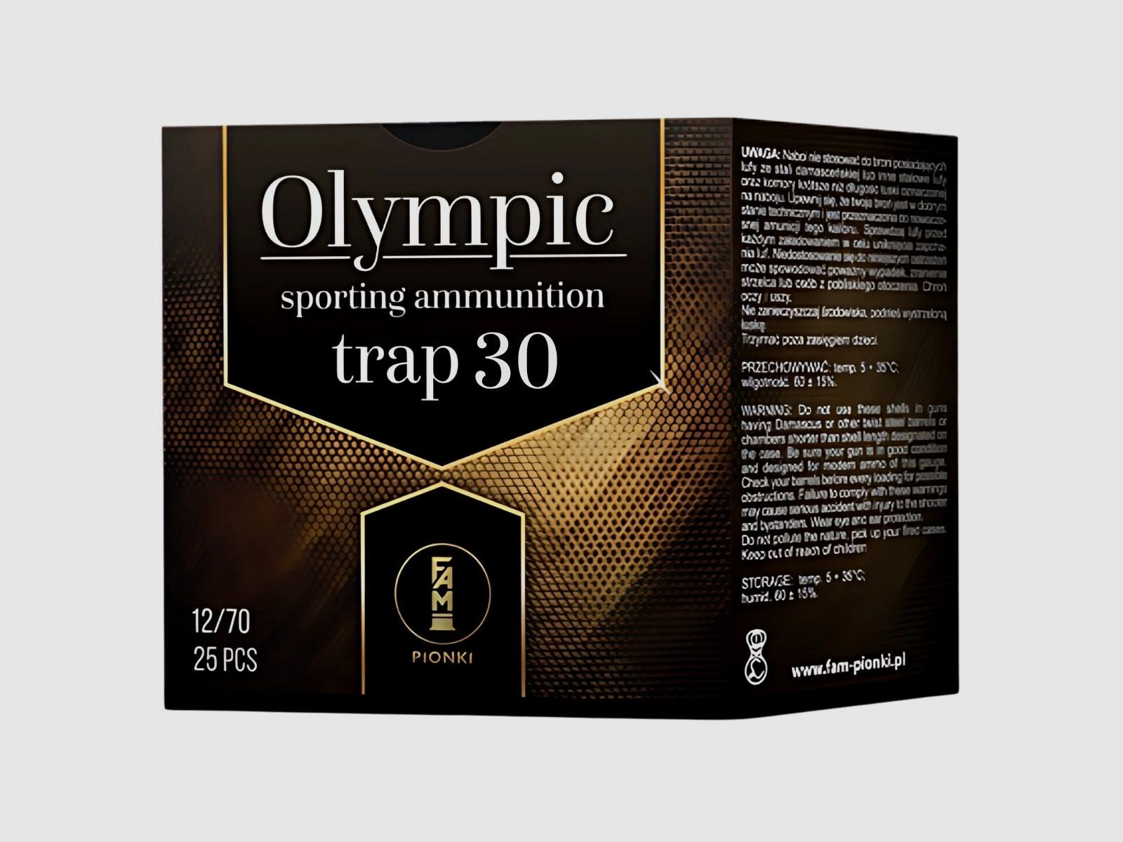 12/70 FAM - Pionki Olympic Trap 7,5 - 2,40 mm 30g, zdjęcie 1 z 2