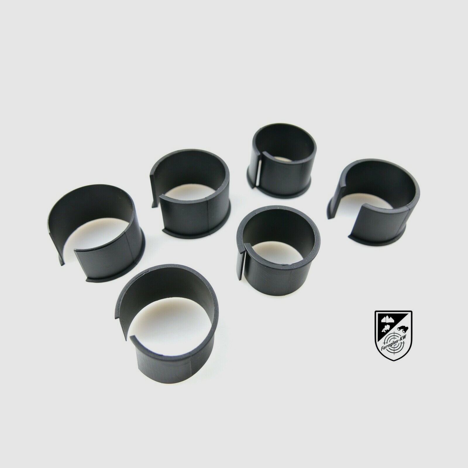 Anelli di distanza - Set di 6 in gomma 0,5 mm - 3 mm per adattatore in alluminio