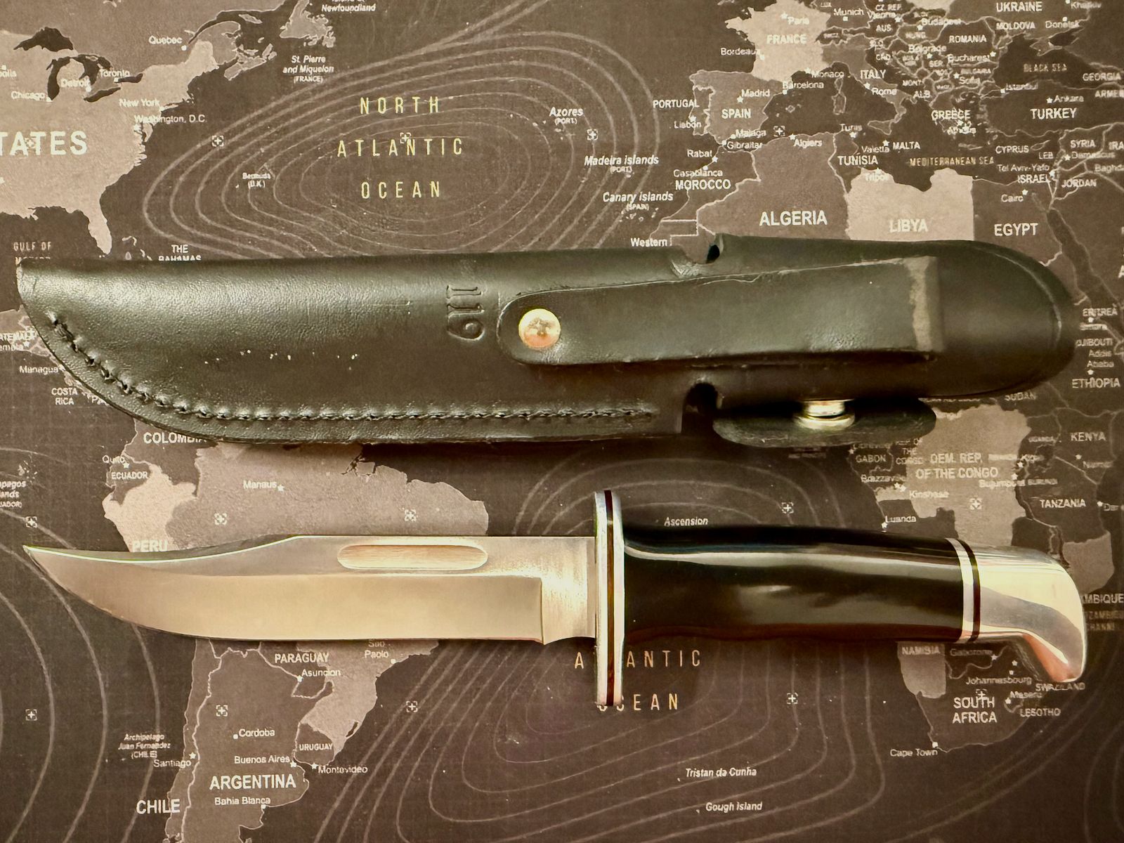 Buck 119 Bowie Messer Outdoor