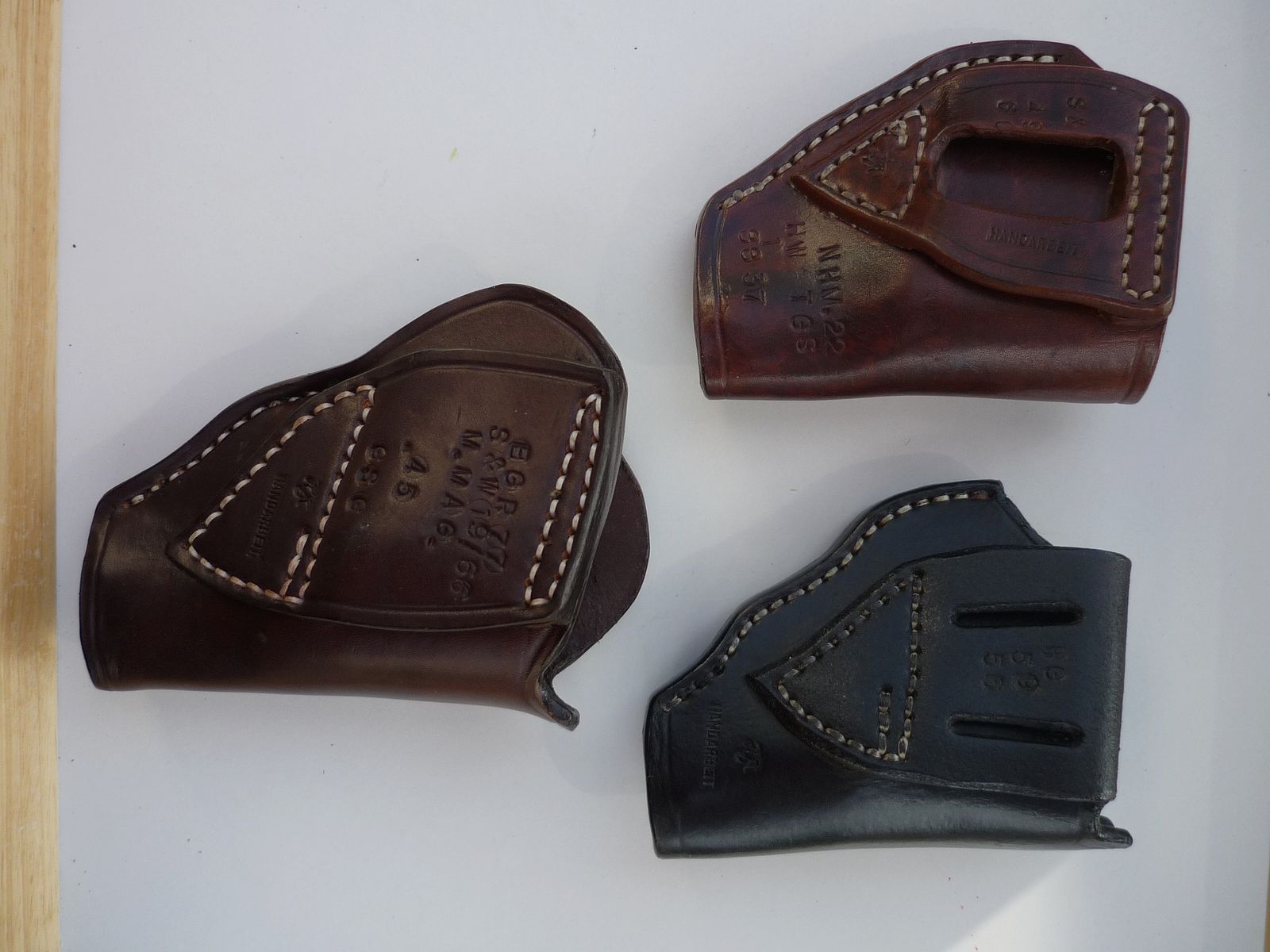 HKDesign Holster Art. Nr. 005  ,Schnellziehholster für diverse Waffen Siehe weitere Fotos der Rückseiten    -   für Linkshänder