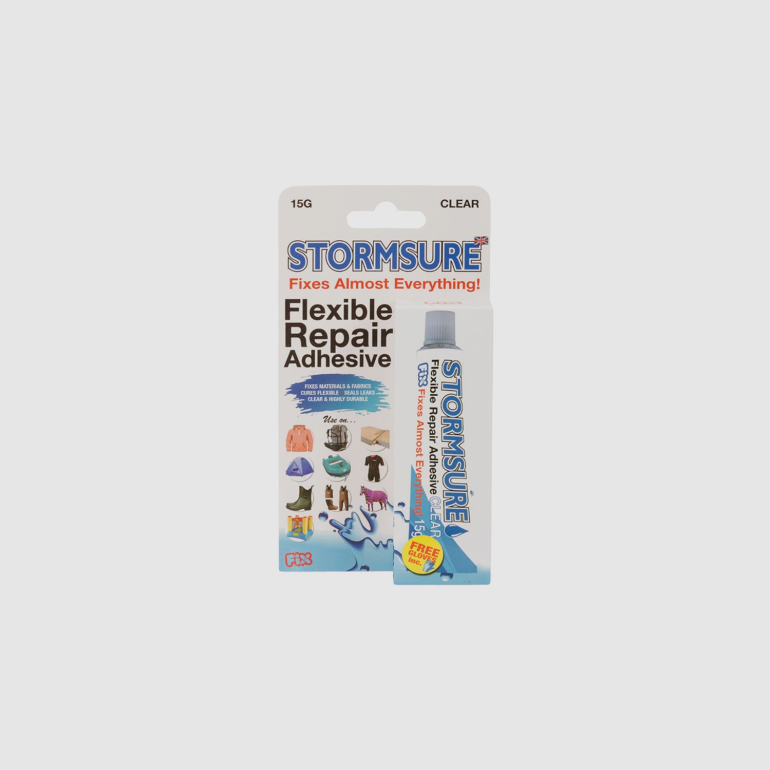 Stormsure Flexibler Reparaturkleber 15 g Transparent