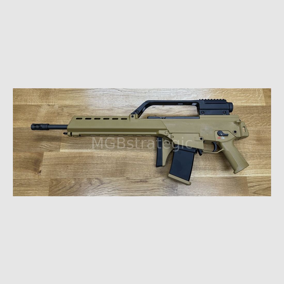 Heckler & Koch HK243 S SAR - Color sand - The civilian G36 sportily approved! Color sand / with original G36 carrying strap 3x and Picatinny rail, image 5 of 10