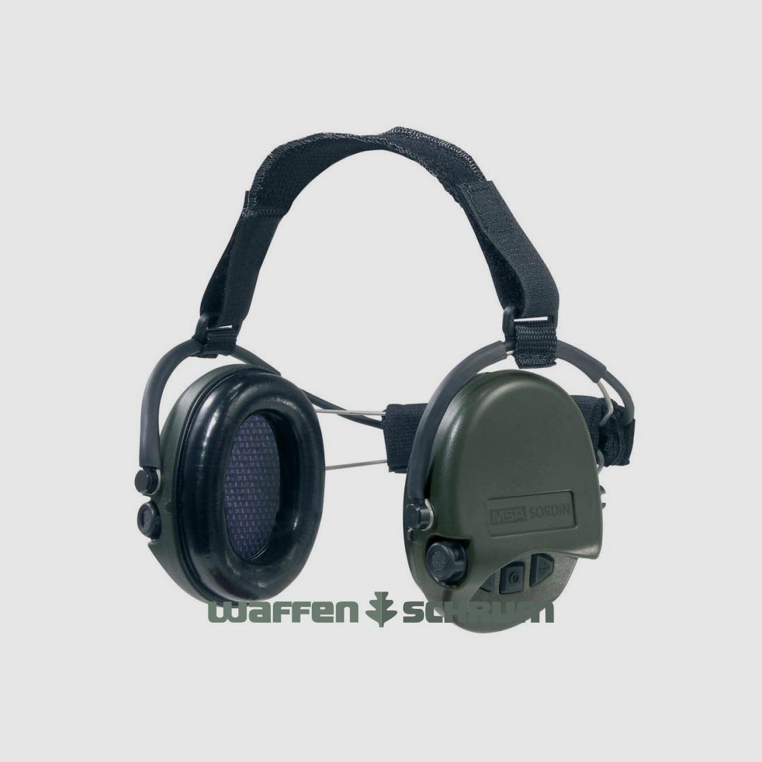 Protección auditiva Sordin Supreme Pro X Neck / Digital / Verde / con banda para el cuello